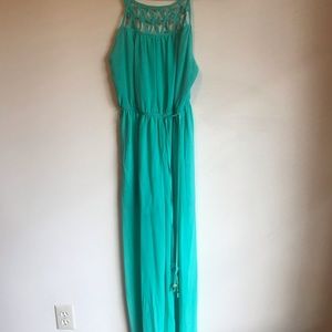 Teal jumpsuit